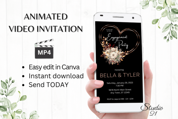 Autumn Romance: Designing Your Perfect Fall Engagement Party Invite