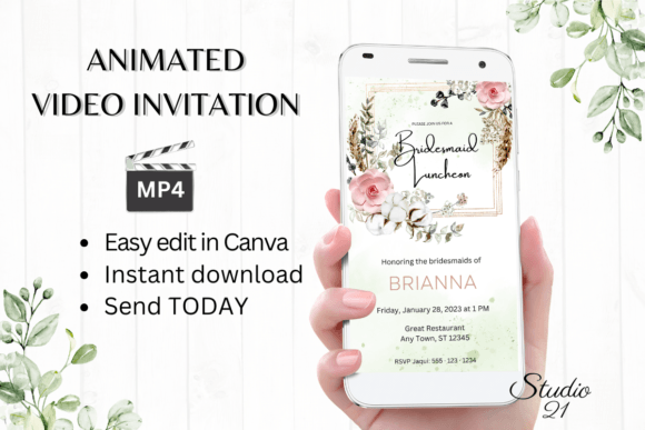 Boho Bridesmaid Luncheon W4122BL: A Font with Effortless Charm