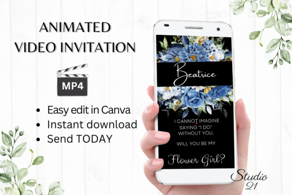 Digital Flower Girl Proposal W3147FG: A Modern Script for Authentic Engagement