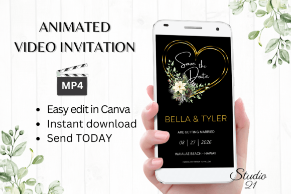 Effortless Elegance: Your Guide to Digital Save the Date W2179