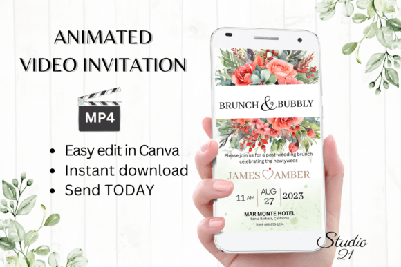 Floral Wedding Brunch Invite W9136: A Complete Design Guide